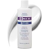 STRATUS PHARMACEUTICALS Urea 10% Body Lotion, 8 oz | Developed for Extremely Dry, Rough, and Scaly Skin, Moisturizer and Gentle Exfoliator for Hands, Feet, Elbows, and Knees