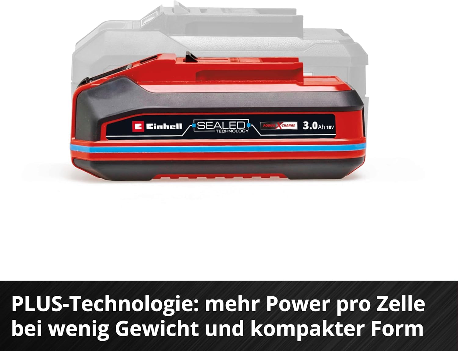 Original Einhell 18V 3,0 Ah Sealed Power X-Change Plus (18 V Akku, Wasser- & staubgeschützt, Schutzklasse IP57, universell verwendbar für alle PXC-Geräte, ohne Ladegerät) 6