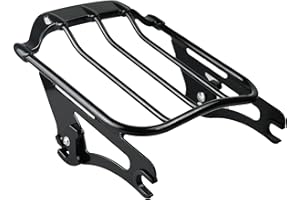 SWESGI Two Up Air Wing Luggage Rack Detachable Mounting Rack Compatible for Harley Davidson Touring 2009-2023 Street Glide El