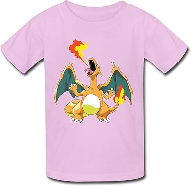 Pokemon Charizard Graphic T Shirts Pour Enfants Par Mjensen Medium Amazon Fr Vetements Et Accessoires