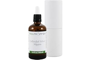 Colloidal Silver | 30 ppm | 3.4 Fl Oz - 100 ml | 99.998 pure silver particles (1-20nm) | Third-Party Tested | Heiltropfen®