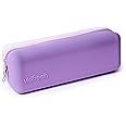 Visfresh Disposable Daily Contact-Lens Case Organizer, Travel-Friendly, Premium Quality, Water-Resistant Silicone Case with Clearly Labeled R & L, Storage up to 30 lenses (Purple)