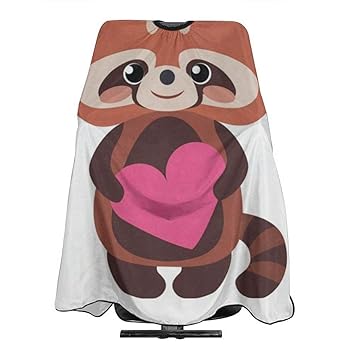 Amazon Com Cartoon Red Panda Salon Hair Cutting Cape Cloth