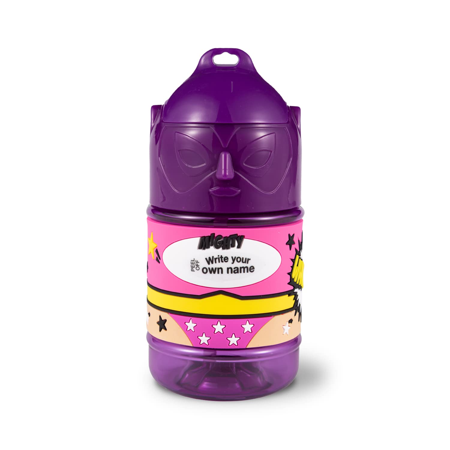 Personalised Super Drinks Bottle (Blank Female Purple) — image 1