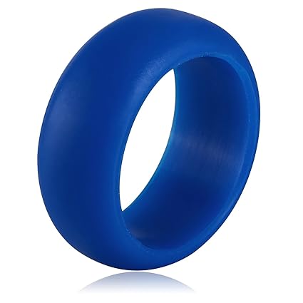 AmDxD Sport Schmuck Silikonringe Herren Breit 9mm Herrenring Silikonringe Ehe