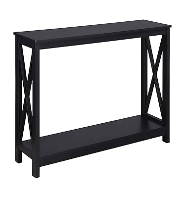 Convenience Concepts Oxford Console Table, Black