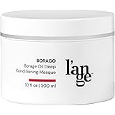 Borago Deep Conditioning Hair Mask for Damaged Hair | Hydrating & Moisturizing Deep Conditioner Mask | Borage Oil & Keratin Hair Treatment | Soft, Shiny & Frizz-Free | Sulfate & Paraben Free | 10 oz