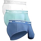 Mens Pouch Underwear Men's Separate Big Pouch Comfy Briefs Comfy Mid-Rise Pouch Bikini Brief Boxer Briefs