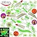 Joyin 100 Pieces Halloween Glow in the Dark Bugs and Toys– Glow Bugs, Glow Bug Rings , Glow Bouncy Balls and Glow Witch Fingers for Halloween Party Favors and Decoration, Halloween Cupcake Toppers