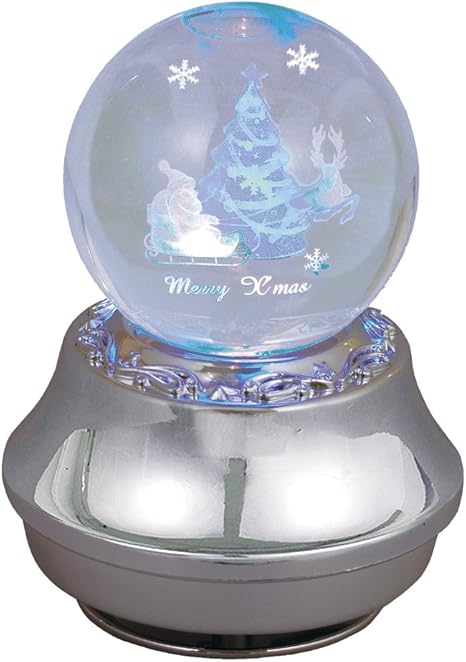 Amazon フローレックス Florex クリスマスグッズ ドーム型オルゴール ウィウィッシュアメリークリスマス 幅8 奥行8 高さ11cm G 6249a 置物 オブジェ オンライン通販