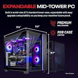 Skytech King 95 Gaming PC Desktop, Ryzen 7 9800X3D