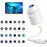 2026 Upgrade 5D Dynamic Holographic Galaxy Star Projector Night Light, 24 HD Films 360&deg; Adjustable 2-in-1 Starry Sky Projection Lamp