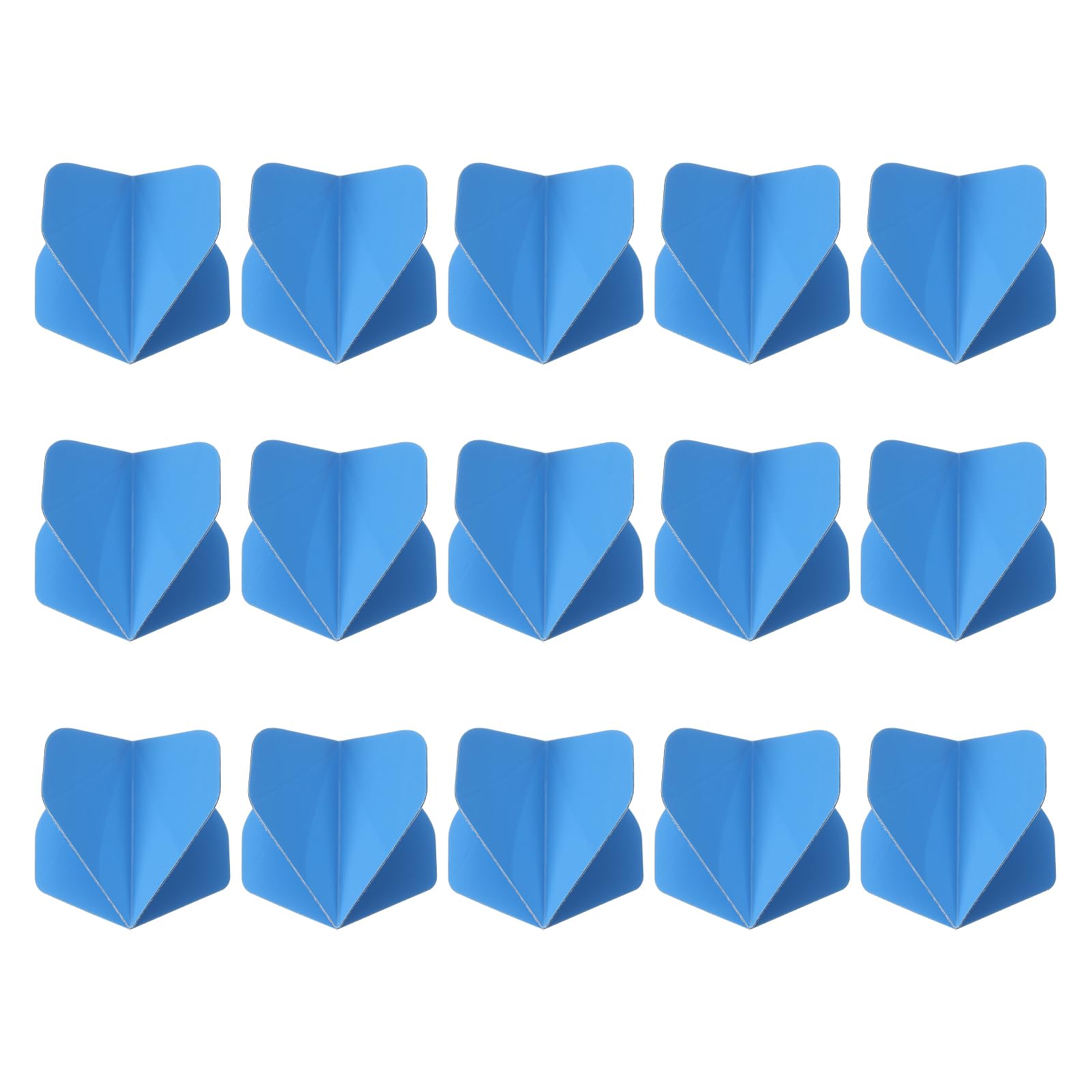 PATIKIL Extra Thick Standard Dart Flights, 15 Pack Durable Flights for Enhanced Performance, Blue
