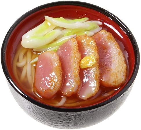 Amazon 食品サンプル屋さんのマグネット 鴨南蛮そば 食品サンプル ミニチュア 雑貨 食べ物 鴨肉 蕎麦 外国 土産 ソバ おもちゃ雑貨 おもちゃ