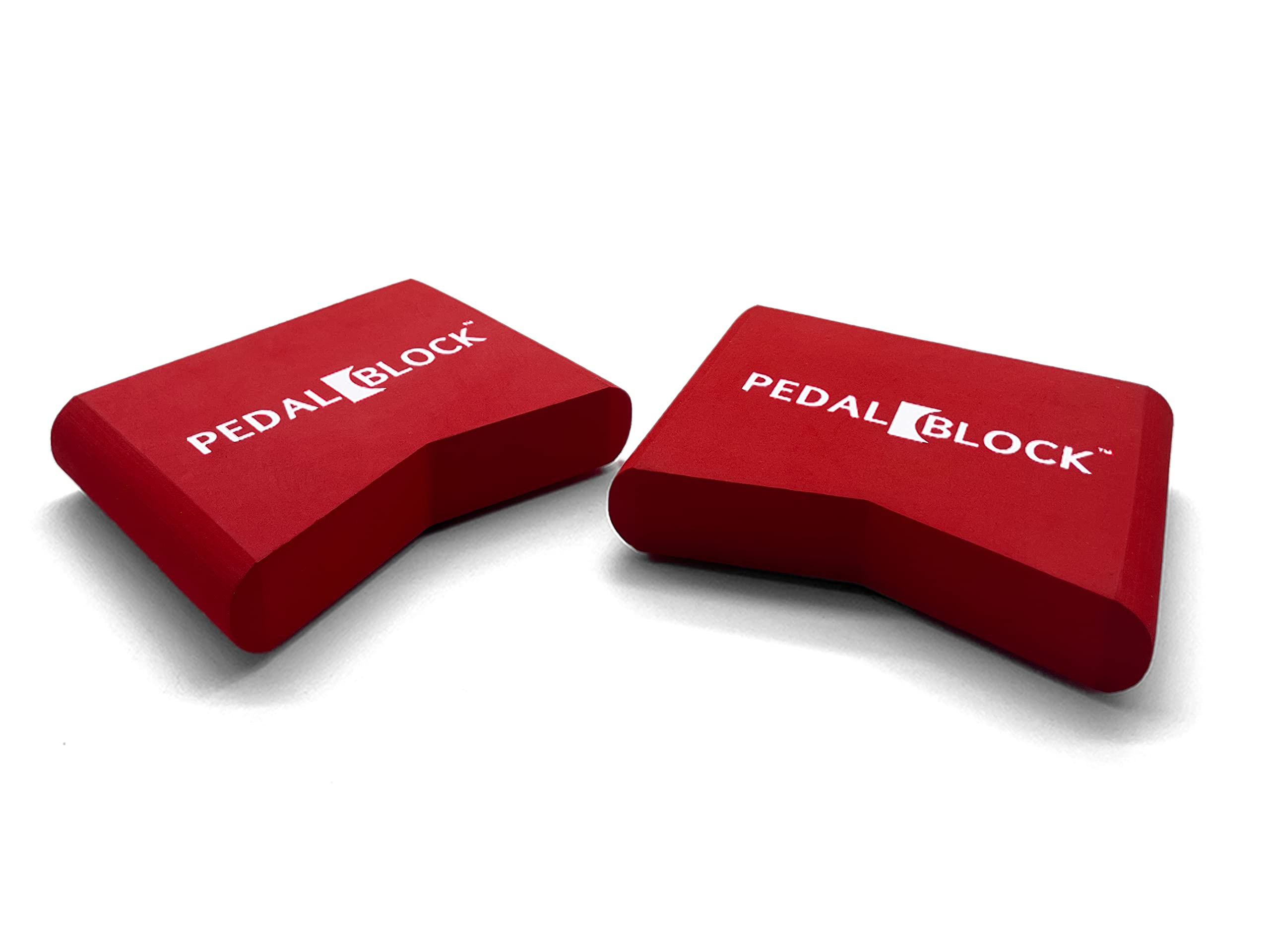 Photo 1 of PedalBlock - Hi-Hat and Pedal Anchor System - Total Slide Prevention - For Double Kick Pedal, Hi-Hat Stand, Keyboard Pedal, Electric Bass Drum Pedal - Drum Set Accessory & Gift (Brick Red) (Set of 2)