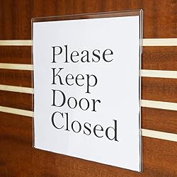 Niubee 8x10 inch Wall Mount Acrylic Sign Holder