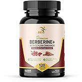 SMSHEALTHPRODUCTS.com Premium Berberine HCL 1200mg, True Ceylon Cinnamon, 120 Capsules, Berberine HCI Root Supplement for Immune Support and Overall Wellness
