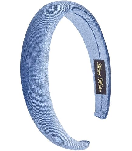 Padded Headband Velvet Beaded- Champagne