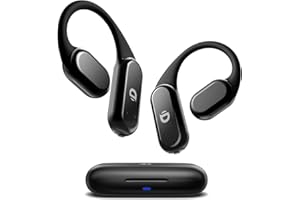 DEMICEA True Wireless Bone Conduction Earphones, OWS Open Ear Headphones with Earhooks, Bluetooth 5.3, Up to 60H Playtime with Case, IP68, AAC/SBC, for Cycling Yoga Workouts