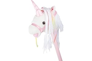 Legler White Unicorn Hobby Horse, Unicorn, Child, Batteries Included