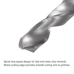 uxcell Solid Carbide Drill Bits, 4.5mm C2/K20