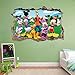 Mickey Clubhouse Smashed Wall Decal Graphic Wall Sticker Art Mural Disney H795, Huge
