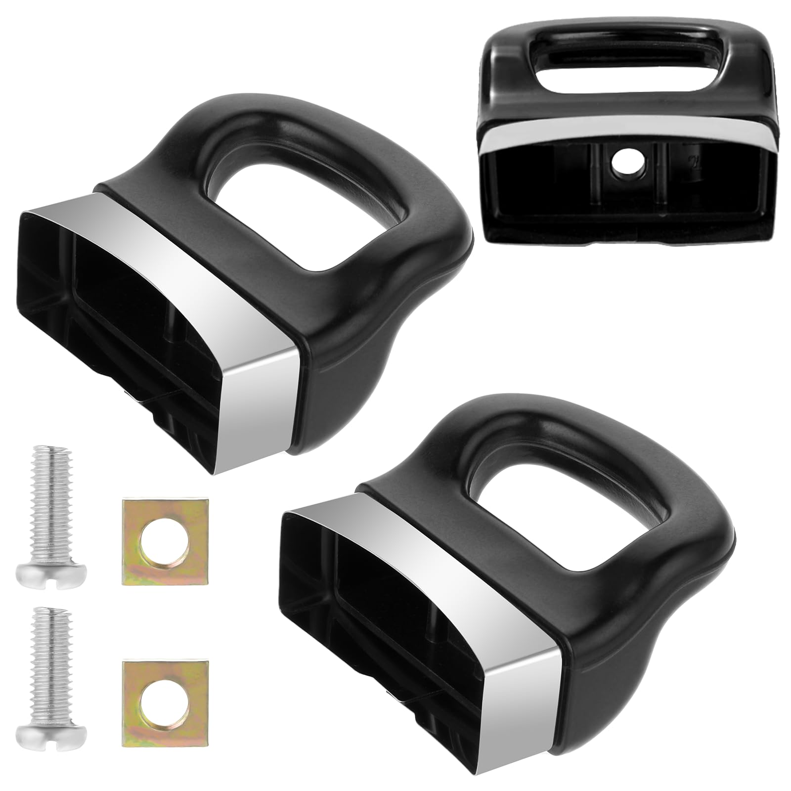 Photo 1 of 2 Pcs Pot Short Side Handles Replacement Pot Handle Side Metal Pressure Pan Handle Ear Replacement Pan Side Handle for Home Kitchen Cookware