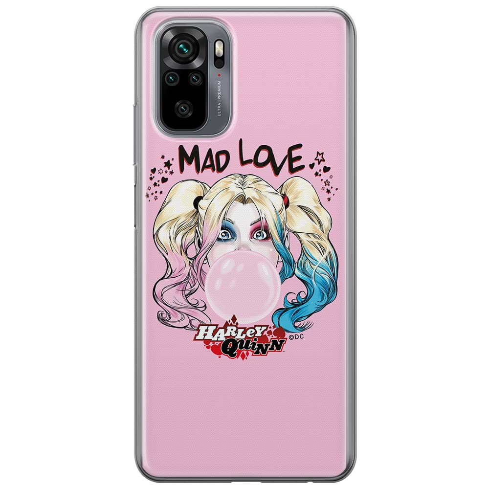 ERT GROUP mobile phone case for Xiaomi REDMI NOTE 10/ 10S original and officially Licensed DC pattern Harley Quinn 001 optimally adapted to the shape of the mobile phone, case made of TPU