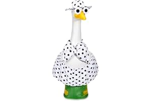 JcHrmers Hawaiian Goose Outfit Summer Porch Goose Outfits Bikini Goose Clothes Cute Goose Costume for Outdoor Garden Yard Decor(White)