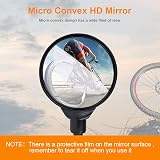 Flintronic 2 x 360 Degree Rotating Wide Angle Bicycle Mirrors 8cm Convex ABS view 5