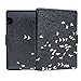 WALNEW Protective Case for Amazon Kindle Voyage(2014) The Thinnest and Lightest Colorful Painting PU Leather Cover with Auto Sleep/Wake Function,Bird