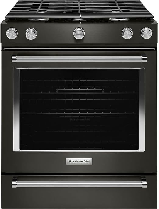 Amazon Com Kitchenaid Ksgg700ebs 5 8 Cu Ft Slide In Black