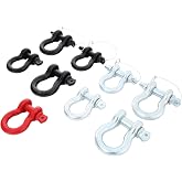 Smittybilt 13049B 3/4" Quick Release D-Ring , Black
