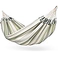 La Siesta® Large Double Brisa Classic Hammock, Outdoor Indoor Hammock Swing - Handmade Weather & Tear Resistant Patio Backyard Bedroom Hammock, Cedar