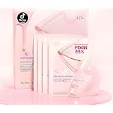 Salmon DNA PDRN Anti-Aging Jelly Gel Mask | Overnight Firming & Hydrating Face Mask for Elasticity & Glow | Korean Skincare with Niacinamide, Peptides & Hydrolyzed Collagen | 4 Pack