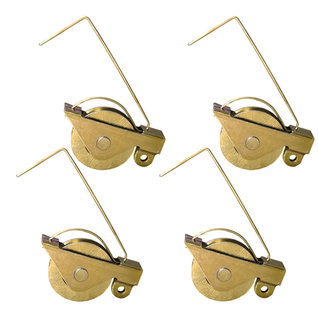 Photo 1 of 4 Pack 1-1/4 in. Sliding Screen Door Wheels Replacements Tension Spring Rollers with Concave Steel Ball Bearing Rollers Fits for Arcadia Style Rollers, Replaces B 515, B 714