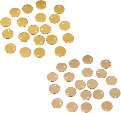 Amazon 40ピース刻印ペットタグ犬猫idディスクディスク自由に刻印名前アイデンティティ アクセサリーパーツ 通販