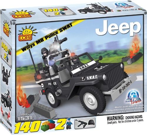 Action Town Police Jeep Will MB SWAT (140)
