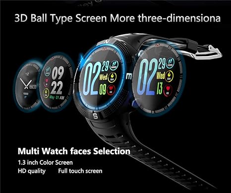 CJM Pantalla 3D F18 Reloj Inteligente Ritmo cardíaco Nivel al Aire ...