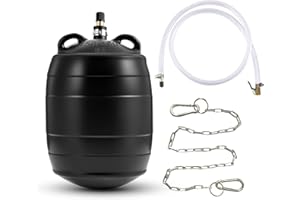 AMTEADM Test-Ball Pipeline Plugging Air Bag,Sewer Test Plug，Water Shut Off Airbag, Rubber Plumbing Balloon，Inflatable Pipe Test Plug，Used for Drainage Pipe, Sewage Pipe Temporary Water Blocking (6 Inchs)