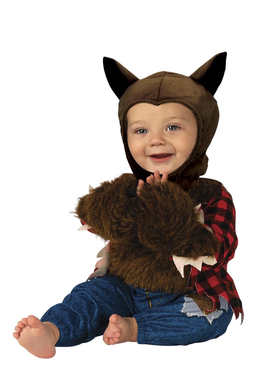 Rubies Fierce Wolf Costume, Brown, Red, Black, T (702434-T)