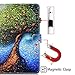 LittleMax HD 10 Case - Synthetic Leather Slim Fit Case Auto Wake/Sleep Cover for Amazon All-New Fire HD 10 10.1 Inch (7th Gen 2017 / 5th Gen 2015) -3 Paiting Tree