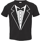 P&B Tuxedo White Funny Wedding Toddler T-Shirt