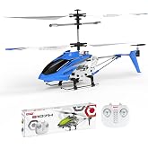 Remote Control Helicopter SYMA S107H Mini RC Helicopter with Gyro Blue | Altitude Hold,One Key Take Off/Landing,2.4Ghz Remote,for Adults Kids