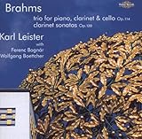 CLARINET SONATAS IN F MINOR AND E-FLAT             image