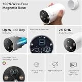 Tapo TC85 2K QHD Battery Wireless Outdoor Security Camera 300 Day Battery view 2