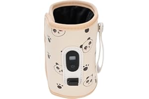 TOPINCN Bottle Warmer, USB Fast Baby Bottle Warmer with LED Display for All Bottles Breastmilk, Waterless Milk Heater with Ac