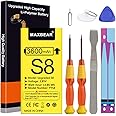 MAXBEAR Galaxy S8 Battery, (Upgraded) 3600mAh 3.85V Li-Polymer Replacement Battery EB-BG950ABE for Samsung Galaxy S8 SM-G950 G950V G950A G950T G950P G950R4 with Repair Tool Kit