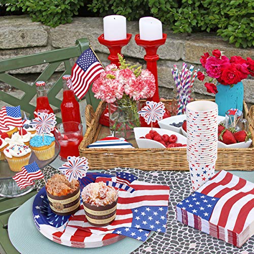 4 Decorations+Disposable+Dinnerware+Supplies+Independence