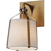 Maxim 16180WLNAB Bandera Wall Sconce, 1-Light E26 Medium Base, Natural Aged Brass (Bulbs NOT Included)